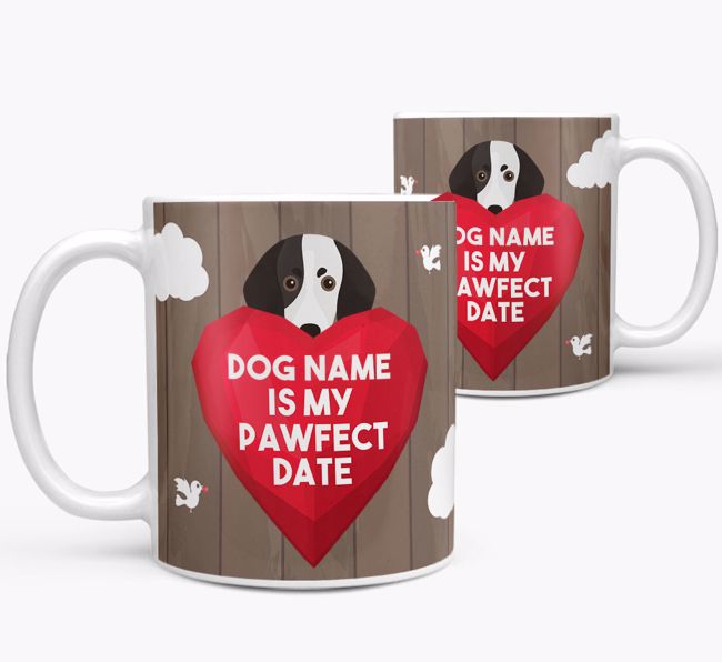 'Pawfect Date' - Personalised {breedFullName} Mug